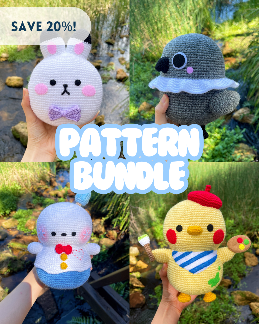 LADS PATTERN BUNDLE – 4 PDF Crochet Patterns